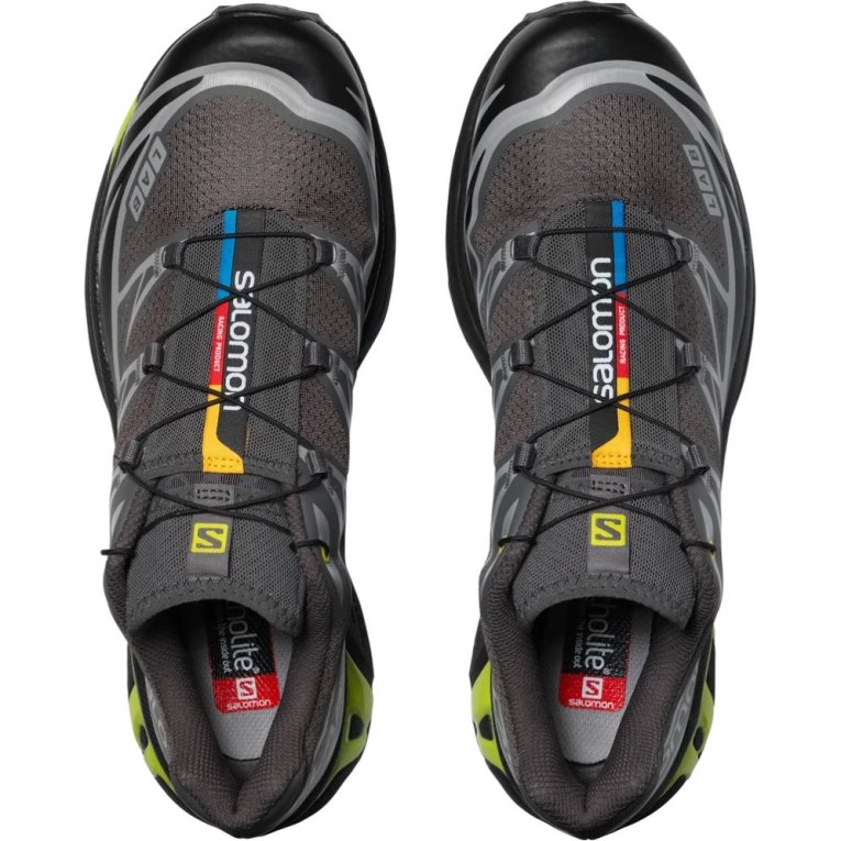 Salomon Xt-6 Men's Sneakers Dark Grey | CA 17Y95